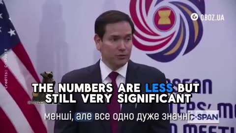 🇺🇸🇺🇦🇷🇺 Rubio claims that Ukraine killed 100,000 Russian soldiers in 2025