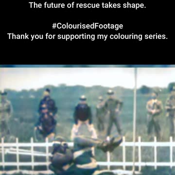 US Aerial Rescue Prototype #ColourisedHistory