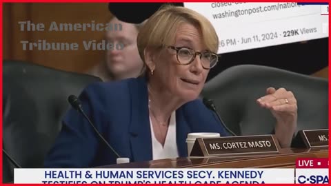 WATCH: Unhinged Democrat Senator Screams at RFK Jr In Unhinged Hearing Moment