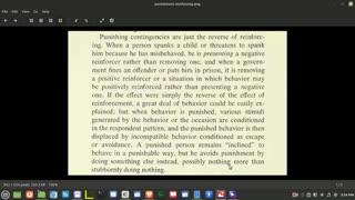 Dr. Melanie Define Negative Reinforcement - As It Pertains To Skinner. It's A Lie.