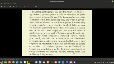 Dr. Melanie Define Negative Reinforcement - As It Pertains To Skinner. It's A Lie.