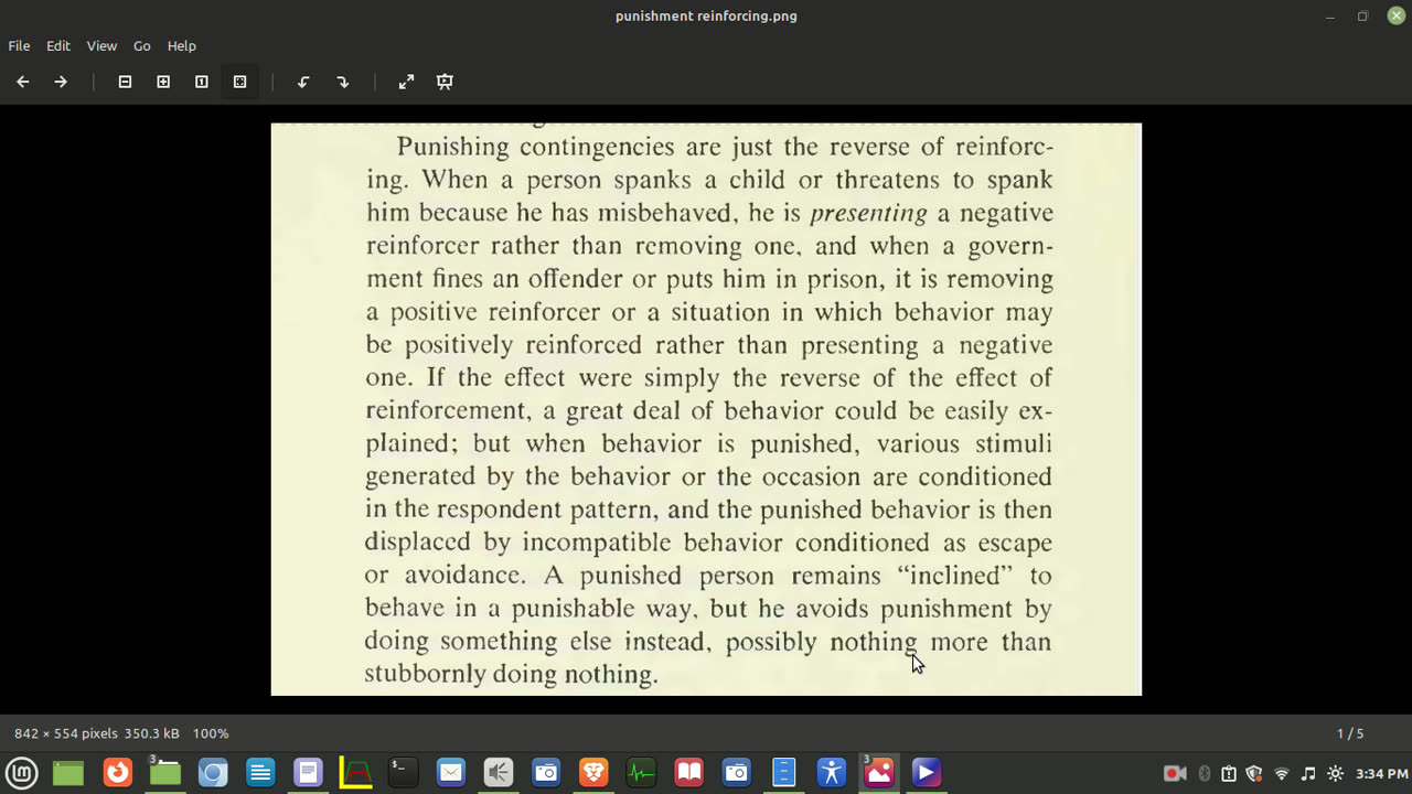 Dr. Melanie Define Negative Reinforcement - As It Pertains To Skinner. It's A Lie.