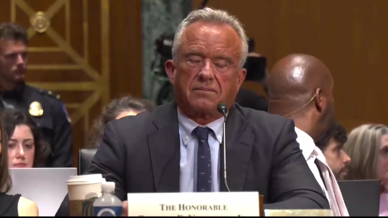 'You're killing people!' RFK Jr. testimony interrupted by protester