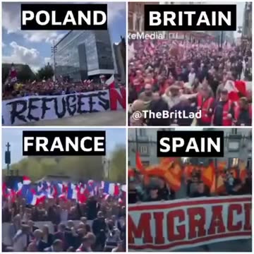 Europa znajduje się na krawędzi. Mają miejsca protesty przeciwko nielegalnej migracji!