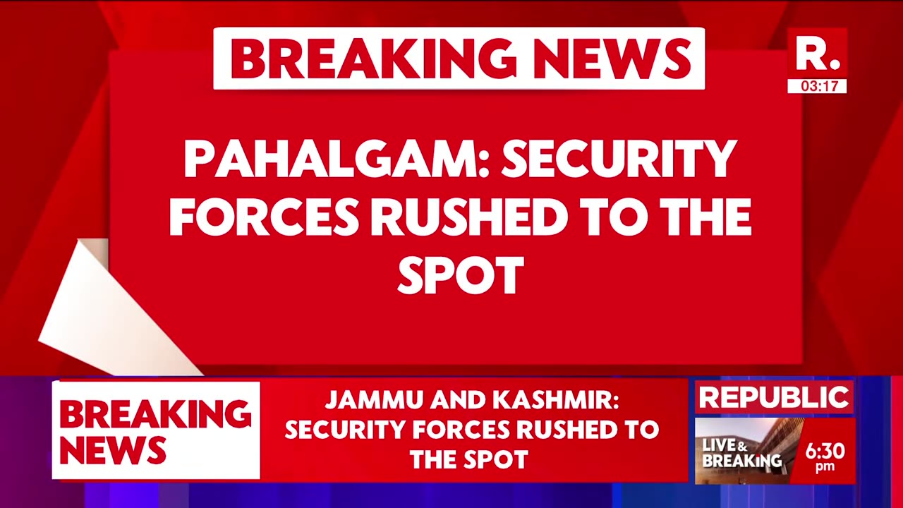Breaking News: Terror Attack In Kashmir's Pahalgam, 8 Injured and 26 dead