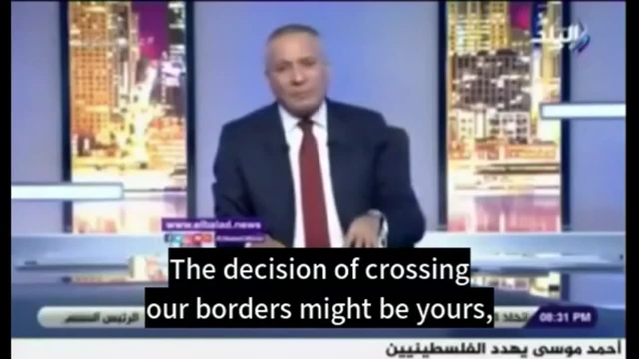 Egyptian journalist on national TV