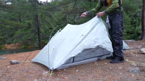 4 Days Solo Fall Camping in Heavy Rain_part3