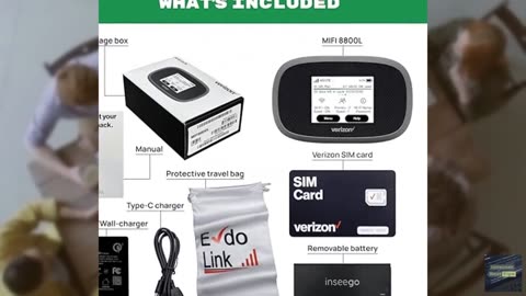 Verizon Wireless Jetpack Inseego MiFi 8800L | Free VPN Mobile Hotspot for Travel