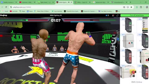MMA Fighting 3D - gameplay Online Unity Sports Fighting game