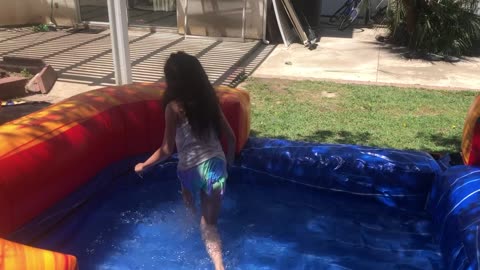 Booba on the Water Slide