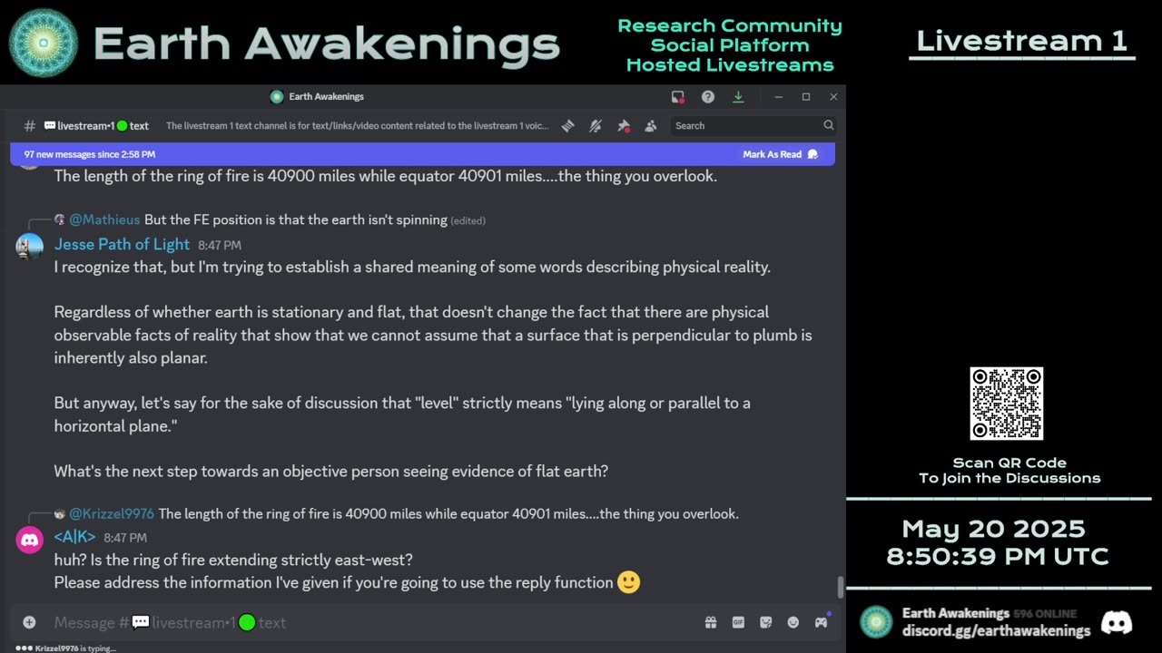Earth Awakenings - Livestream 1 - #3182