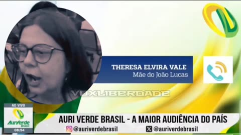 DONA THERESA, MULHER QUE PROTESTOU DURANTE ENVENTO DO REPUBLICANOS, MANDA RECADO PARA AS MÃES DO BRASIL "PAREM DE ASSISTIR A GLOBO"