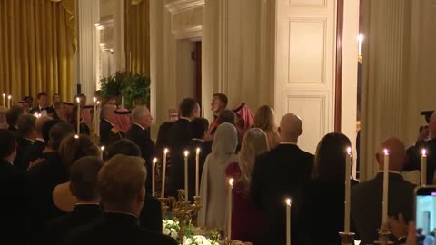 Elon Musk attends White House Dinner honoring Saudi Crown Prince visit