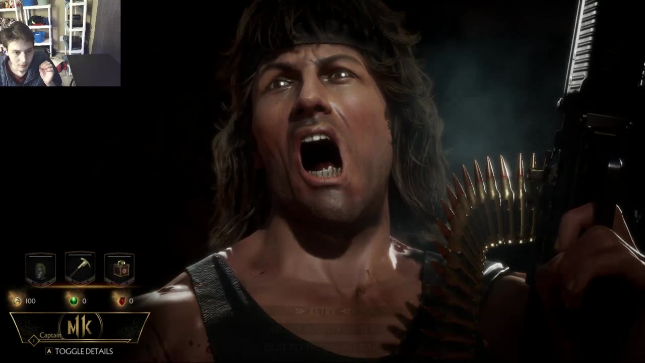 The Joker VS Rambo On The Very Hard Difficulty In A Mortal Kombat 11 Ultimate Battle #2