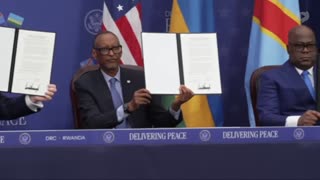 Trump signs agreements with Rwanda and the Democratic Republic of the Congo aimed