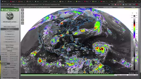 HURRICANE ERIN AND GULF STORM