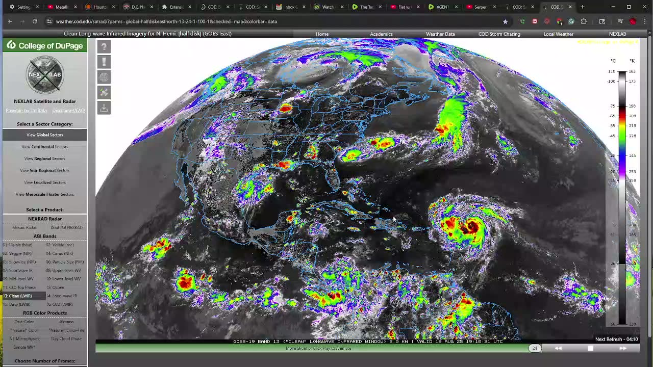 HURRICANE ERIN AND GULF STORM