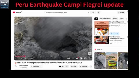 Peru Earthquake n Campi Flegeri Update