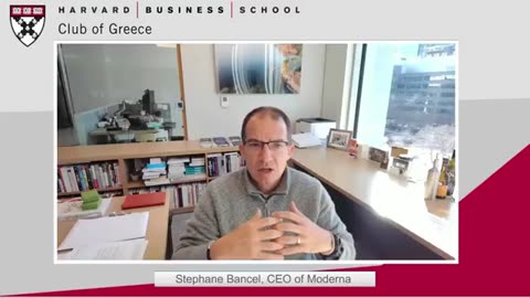 Moderna CEO Stephane Bancel talks about teaming up with PALANTIR to increase the speed of its “clinical trials.”