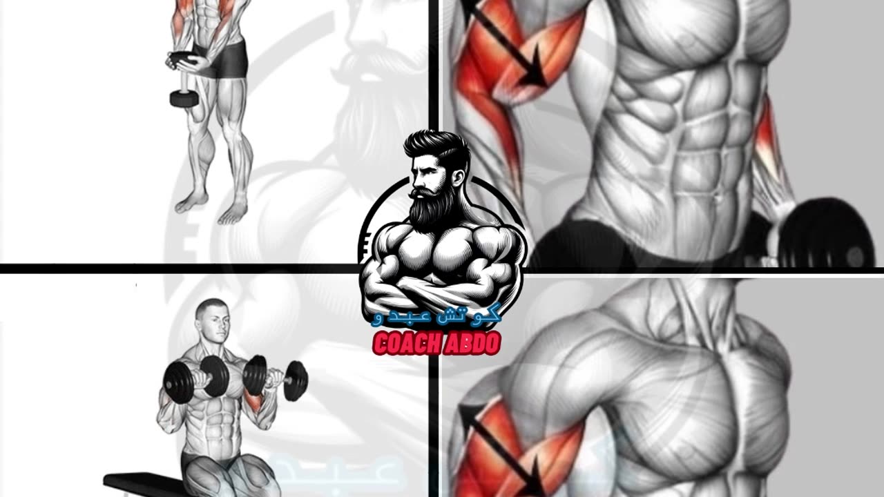 🔥 أفضل تمارين البايسبس لتضخيم الذراع | Best Biceps Workout 💪