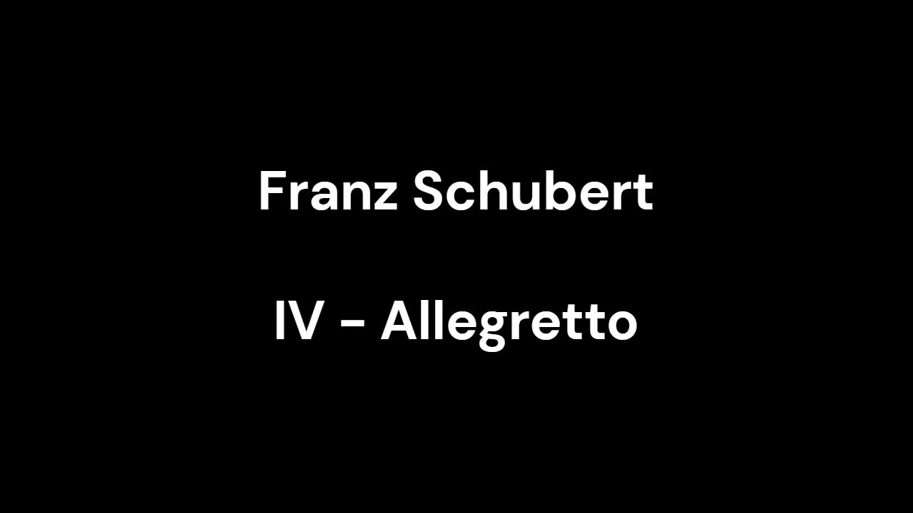 IV - Allegretto