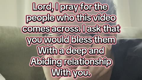 A prayer