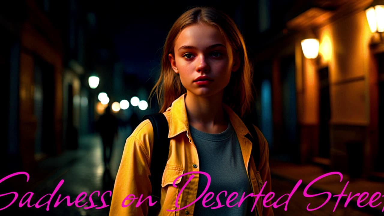 RAP. Song Sadness on Deserted Streets..