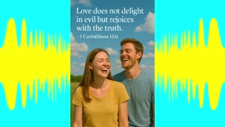 Grace 1 Corinthians 13_6 We celebrate whats real