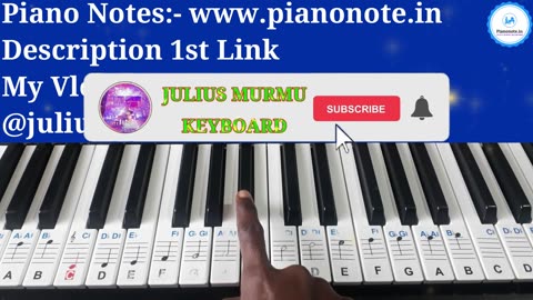 Muskurane Ki Wajah Tum Ho Piano Tutorial with Notes Part 2 | Julius Murmu Keyboard | Citylights