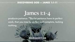 Bible Discovery, James 1-3 | The Book of James – December 8, 2025