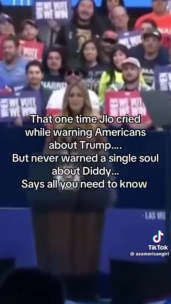 Here was J-Lo shilling for Kamala Harris