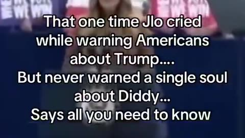 Here was J-Lo shilling for Kamala Harris