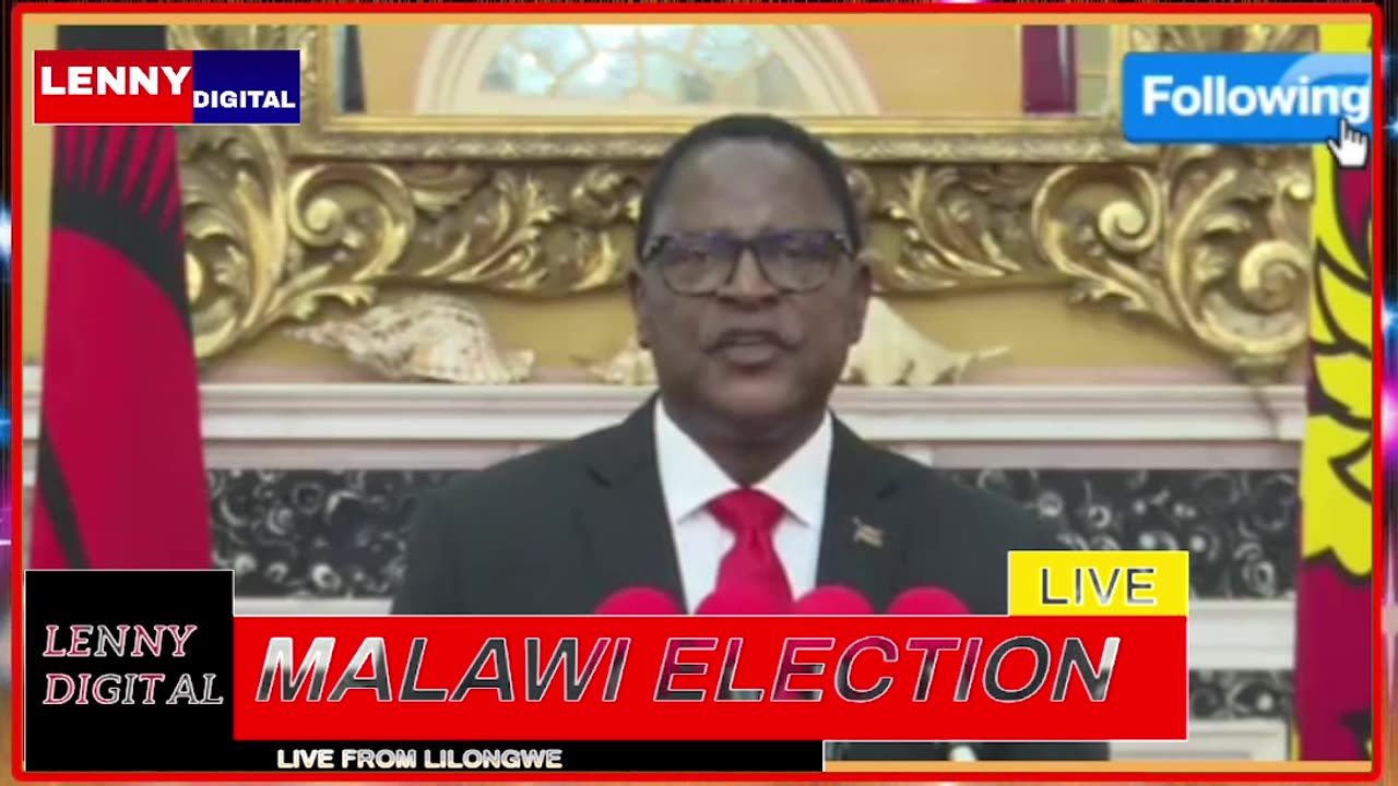 MALAWI PRESIDENT LAZARUS CHAKWERA CONCEDE DEFEAT