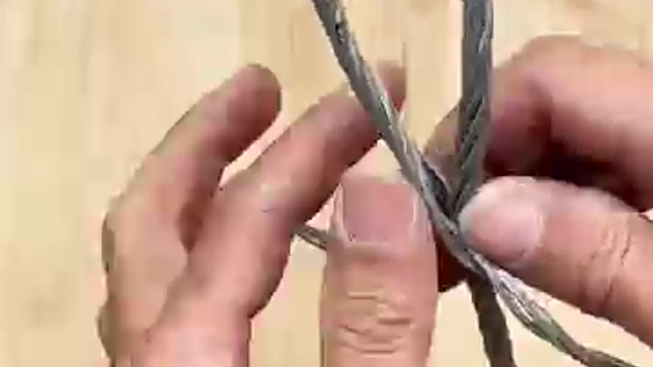 How to Connect Steel Cable Without Accessories | DIY Tips 🔧"*
