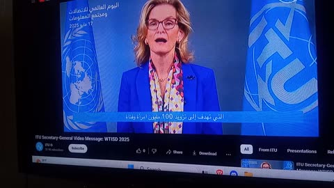 ITU 160th Anniv.Mission "Closing the gender divide". Satanic ritual to trot out an invert