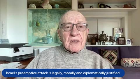 Israel's preemptive attack is legally, morally and diplomatically justified.