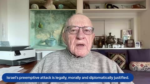 Israel's preemptive attack is legally, morally and diplomatically justified.