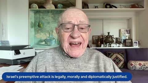 Israel's preemptive attack is legally, morally and diplomatically justified.