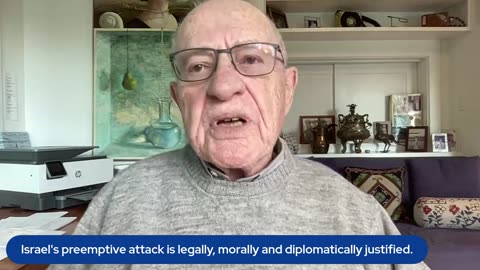 Israel's preemptive attack is legally, morally and diplomatically justified.