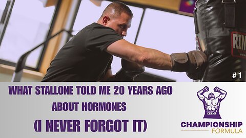 What Stallone Told Me 20 Years Ago About Hormones (I Never Forgot It)