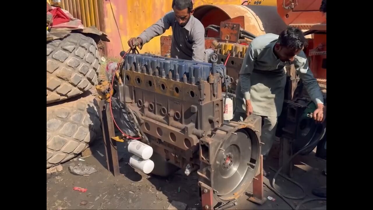 How to seized caterpillar engine rebuild