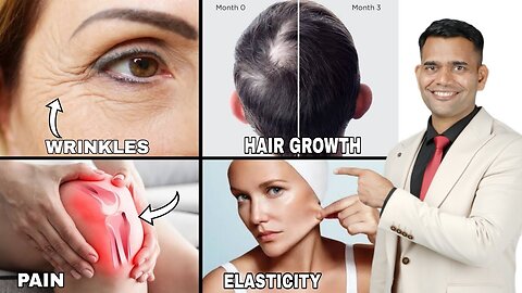 Boost Collagen Naturally | Wrinkle-Free Skin, Joint Pain Relief & Faster Hair Growth