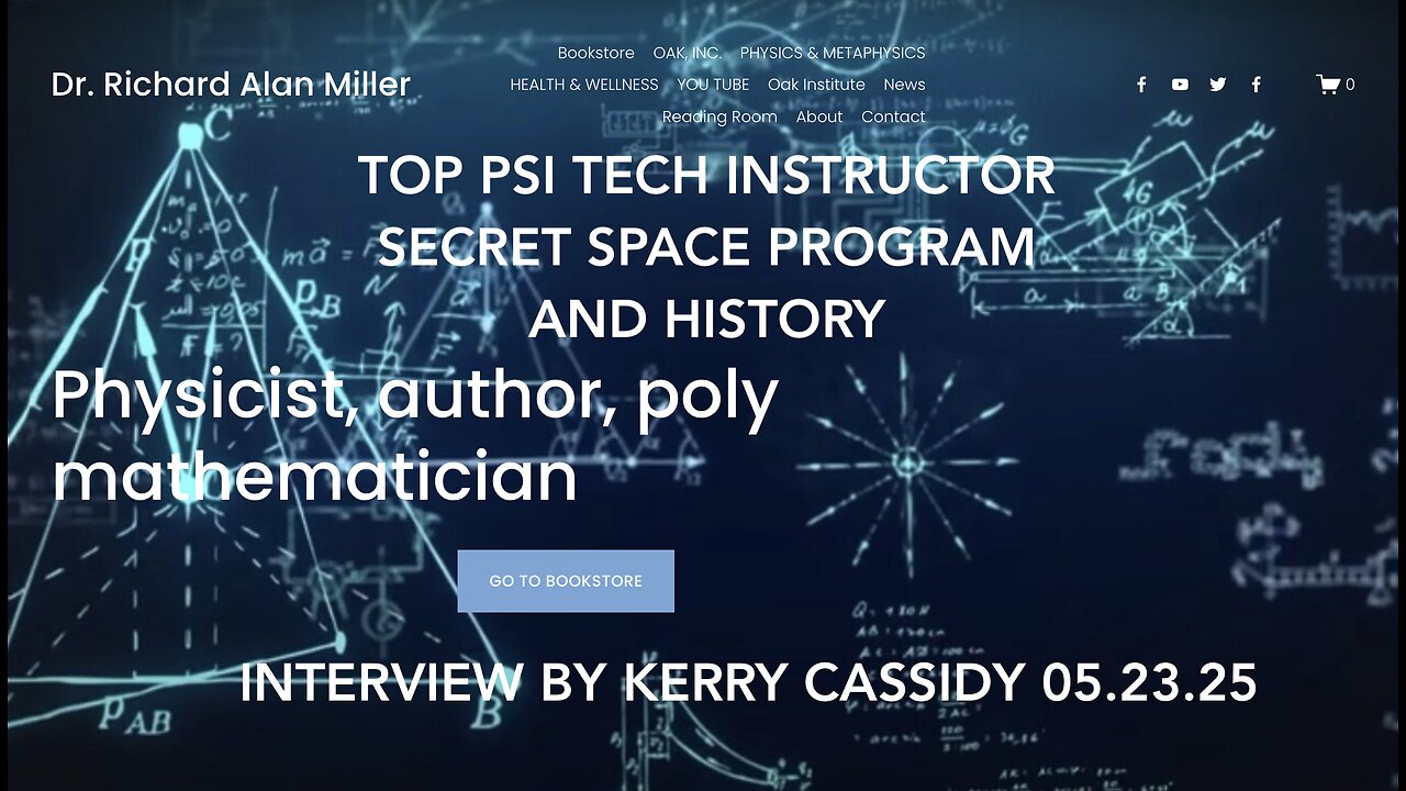 RICHARD ALAN MILLER: PHYSICIST, MAGUS, PSI TECH