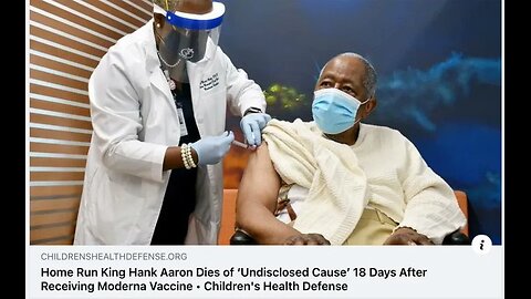 #IHW Wednesday Fauci took out Hank Aaron too