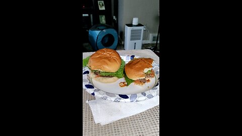 Eating Simple Truth Grass Fed And Finished Ground Beef Patties, Dbn, MI, 6/25/25