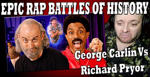 George Carlin vs Richard Pryor | Epic Rap Battles | First Time Watching | Comedy Legends CLASH 🎤🔥