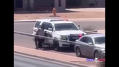Single shot, one hit: Phoenix officer shoots leg during struggle with suspect.