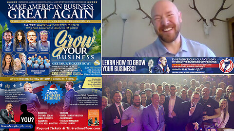 Business Coach | How to Turn Your Business Ideas Into a Profitable, Scalable & Sustainable Business + Join Eric Trump At Clay Clark's Dec. 4-5 Anaheim, California ThrivetimeShow.com Business Conference