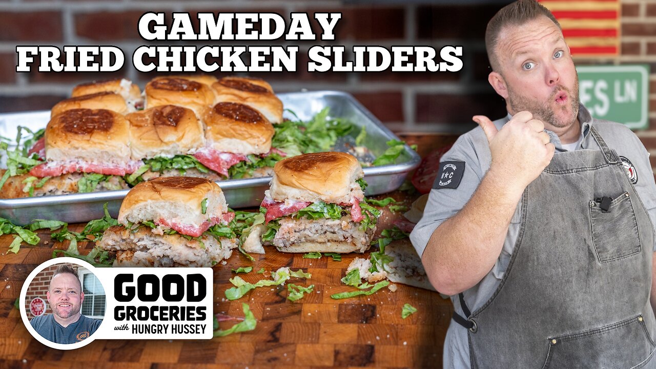 Gameday Fried Chicken Sliders on the Blackstone Griddle