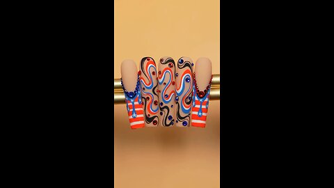 ✨ Colourful Zig Zag Nails Art Design | Trendy & Eye-Catching Nail Ideas 💅